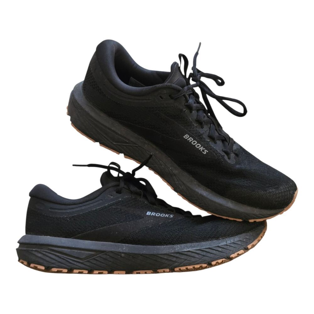 Brooks Running Shoes Revel 7 Sneakers Men SZ 8.5 Black Road Training Workout